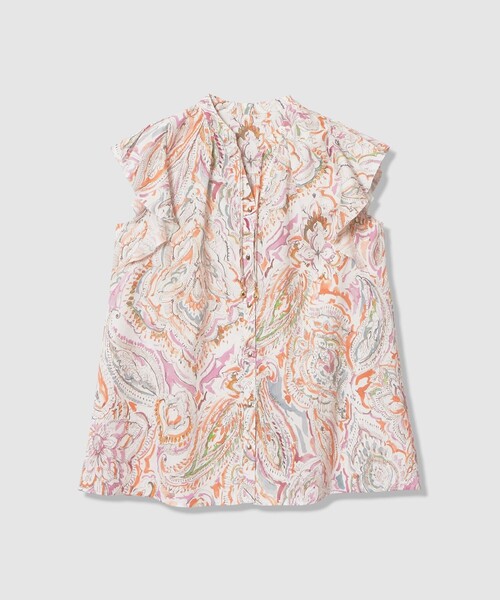 ANAYI（アナイ）の「ペイントペイズリープリントフレア ブラウス（シャツ/ブラウス・レディース・ピンク/マルチ・38/36）」の9枚目の写真