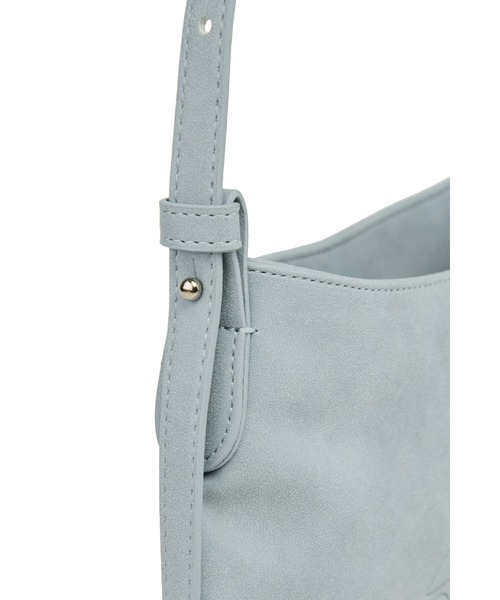 EMIS(イミス)の「LOGO EMBOSSED TOTE BAG(トートバッグ・レディース・ブラック/ライトブルー/ベージュ/ピンク・FREE)」の7枚目の写真