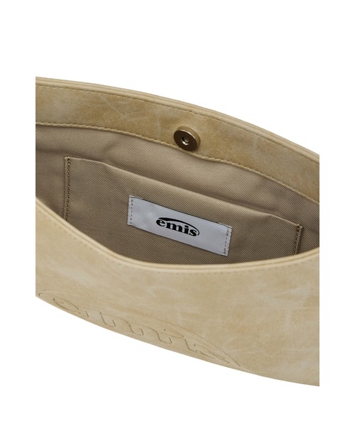 EMIS(イミス)の「LOGO EMBOSSED TOTE BAG(トートバッグ・レディース・ブラック/ライトブルー/ベージュ/ピンク・FREE)」の12枚目の写真