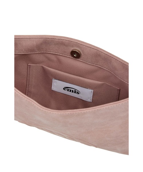 EMIS(イミス)の「LOGO EMBOSSED TOTE BAG(トートバッグ・レディース・ブラック/ライトブルー/ベージュ/ピンク・FREE)」の16枚目の写真