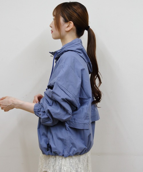 WILD THINGS(ワイルドシングス)の「WILD THINGS/ワイルドシングス ルーラルフードジャケット RURAL HOOD JACKET(その他アウター・レディース・ブルー/ブラック・M)」の14枚目の写真