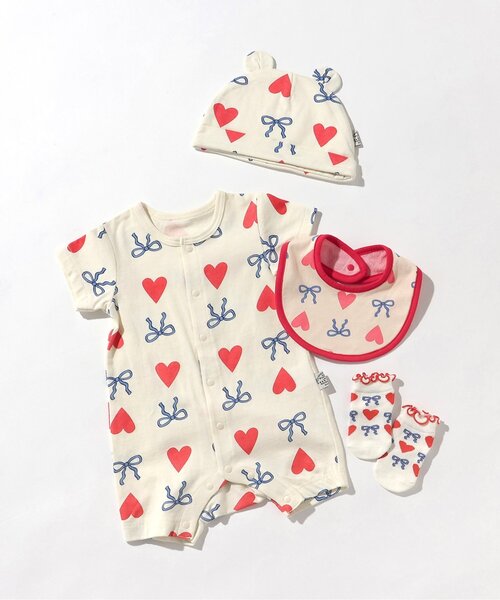 BREEZE（ブリーズ）の「総柄ロンパス　マイファーストブリーズ（ロンパース・キッズ・レッド/イエロー/ミント/アイボリー/キャメル/レインボー/チャコール/ブルー/クリーム/オレンジ・80/70/60）」の18枚目の写真