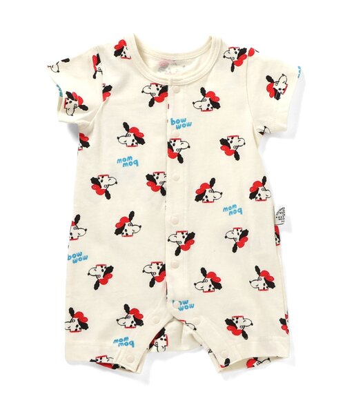 BREEZE（ブリーズ）の「総柄ロンパス　マイファーストブリーズ（ロンパース・キッズ・レッド/イエロー/ミント/アイボリー/キャメル/レインボー/チャコール/ブルー/クリーム/オレンジ・80/70/60）」の15枚目の写真