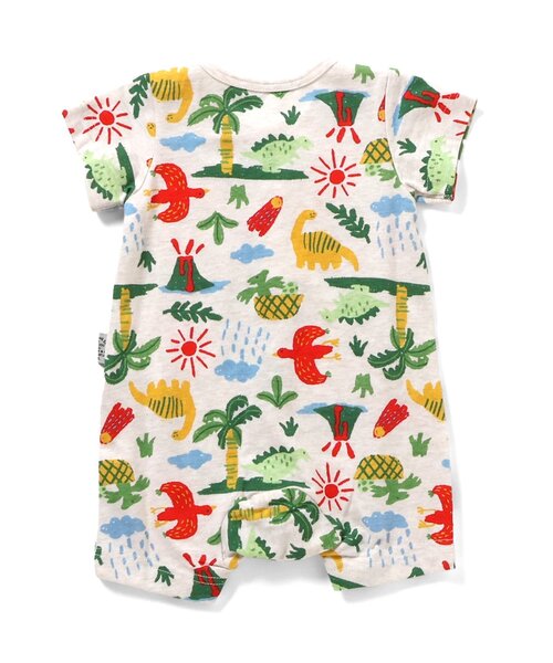 BREEZE（ブリーズ）の「総柄ロンパス　マイファーストブリーズ（ロンパース・キッズ・レッド/イエロー/ミント/アイボリー/キャメル/レインボー/チャコール/ブルー/クリーム/オレンジ・80/70/60）」の20枚目の写真