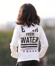 Hurley （ハーレー）の「Hurley/ハーレー キッズ ラッシュガード ジップアップパーカー 水陸両用 UVカット BUFZ261006（ラッシュガード）」
