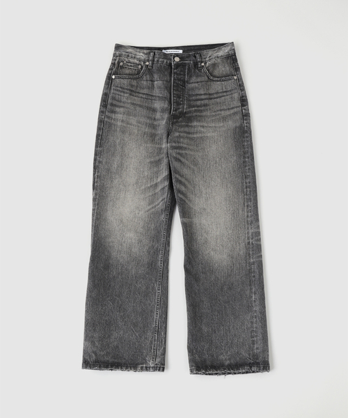 PULP/417EDIFICE(パルプフォーワンセブンエディフィス)の「NO MAINTENANCE / ノーメンテナンス BAGGY JAPANESE DENIM(デニムパンツ・メンズ・ブラック系その他・32/30/28)」の2枚目の写真