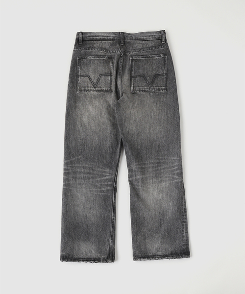 PULP/417EDIFICE(パルプフォーワンセブンエディフィス)の「NO MAINTENANCE / ノーメンテナンス BAGGY JAPANESE DENIM(デニムパンツ・メンズ・ブラック系その他・32/30/28)」の3枚目の写真