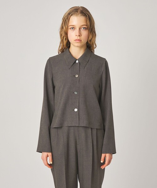 Steven Alan（スティーブンアラン）の「＜Steven Alan＞ロングスリーブ シャツジャケット（シャツ/ブラウス・レディース・ダークグレー/ベージュ・S/M）」の6枚目の写真