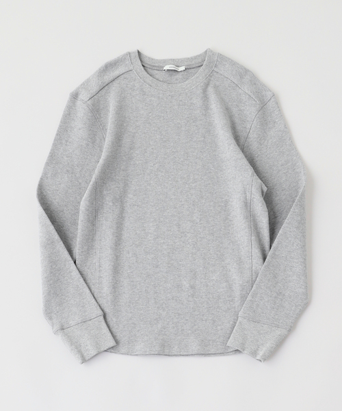 entire studios(エンタイアスタジオ)の「ENTIRE STUDIOS / エンタイアスタジオ THERMAL LONG SLEEVE(Tシャツ/カットソー・メンズ・グレー・MEDIUM/SMALL/X-SMALL)」の1枚目の写真