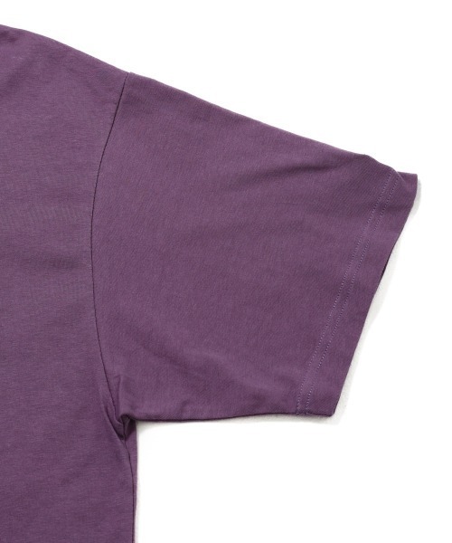 FRUIT OF THE LOOM(フルーツオブザルーム)の「19/-スラブ天竺Tシャツ5 / 半袖 ロゴ&メッセージ Tシャツ / CAN'T BE FREE WITHOUT FRUIT(Tシャツ/カットソー・メンズ・アイボリー/パープル/チャコールグレー・M/L/S)」の7枚目の写真