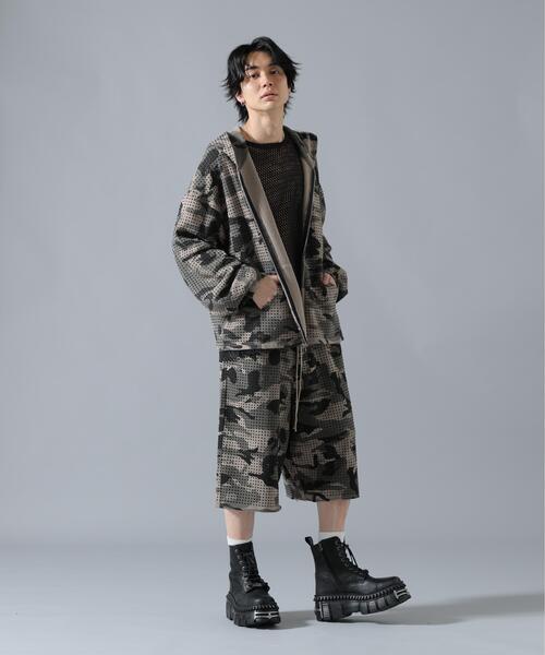DANKE SCHON(ダンケシェーン)の「DankeSchon/ダンケシェーン/CAMO LINESTONE ZIP HOODIE(パーカー・レディース・その他2・M/L)」の6枚目の写真