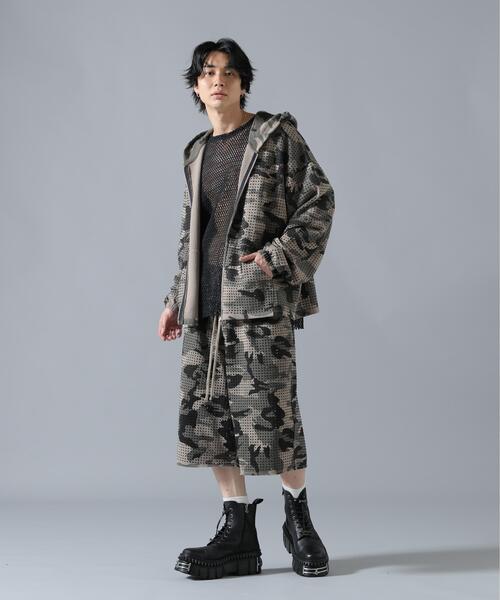 DANKE SCHON(ダンケシェーン)の「DankeSchon/ダンケシェーン/CAMO LINESTONE ZIP HOODIE(パーカー・レディース・その他2・M/L)」の7枚目の写真