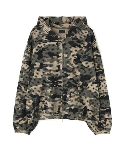 DANKE SCHON(ダンケシェーン)の「DankeSchon/ダンケシェーン/CAMO LINESTONE ZIP HOODIE(パーカー・レディース・その他2・M/L)」の8枚目の写真