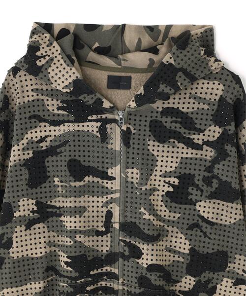 DANKE SCHON(ダンケシェーン)の「DankeSchon/ダンケシェーン/CAMO LINESTONE ZIP HOODIE(パーカー・レディース・その他2・M/L)」の10枚目の写真