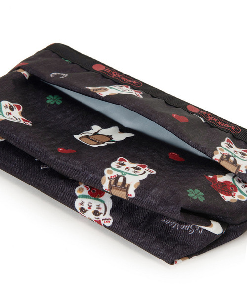 LeSportsac(レスポートサック)の「SMALL SLOAN COSMETIC ラッキーパウズ(ポーチ・レディース・ブラック・FREE)」の4枚目の写真