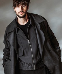 NO ID.（ノーアイディ）の「【NO ID.】Matte Skin Over Coat   マットスキン オーバーコート（トレンチコート）」