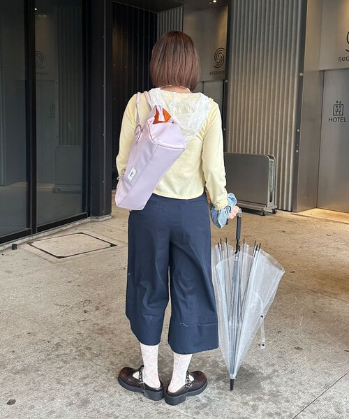 CIAOPANIC(チャオパニック)の「バラフリルレースフードシアートップス(Tシャツ/カットソー・レディース・ブラック/グレー/イエロー/ホワイト・ONE SIZE)」の5枚目の写真