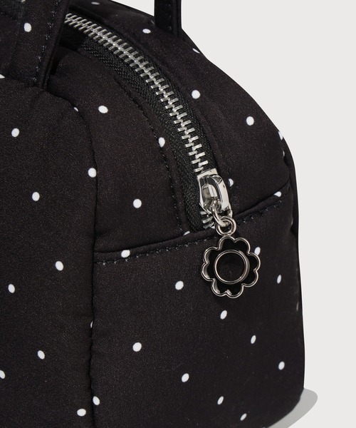 COVERNAT(カバーナット)の「WOMEN CLOVER HEART DOT TOTE BAG(トートバッグ・レディース・ブラック・FREE)」の5枚目の写真