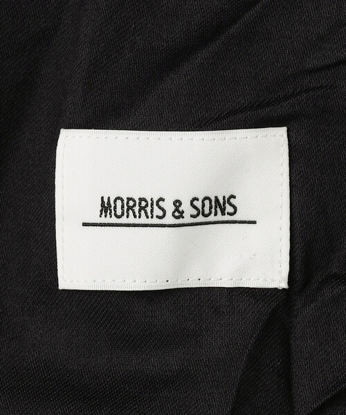 Morris & Sons(モリスアンドサンズ)の「MORRIS & SONS | タックイージーパンツ MEN(スラックス・メンズ・グレー/ブラック・3/1/2)」の9枚目の写真