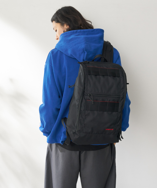 BRIEFING（ブリーフィング）の「BRIEFING / ブリーフィング 別注 VERTICAL PACK（バックパック/リュック・メンズ・ブラック・FREE）」の4枚目の写真