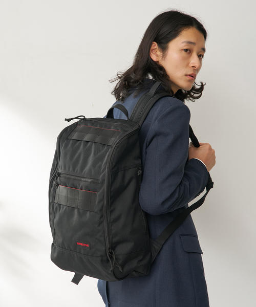 BRIEFING（ブリーフィング）の「BRIEFING / ブリーフィング 別注 VERTICAL PACK（バックパック/リュック・メンズ・ブラック・FREE）」の7枚目の写真