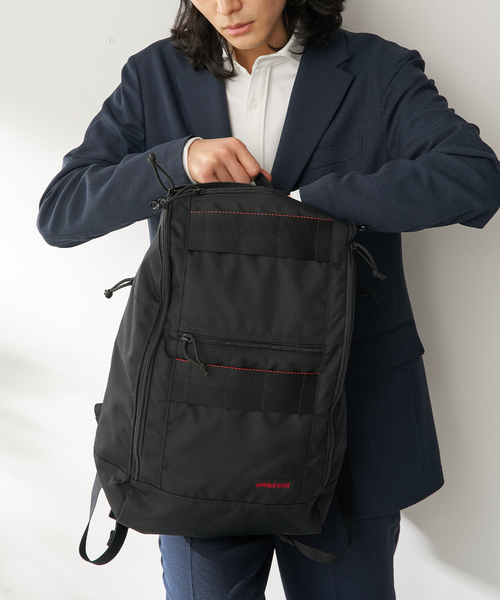 BRIEFING（ブリーフィング）の「BRIEFING / ブリーフィング 別注 VERTICAL PACK（バックパック/リュック・メンズ・ブラック・FREE）」の9枚目の写真