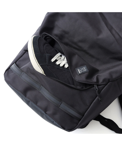 CHROME（クローム）の「［ CHROME / クローム ］EXTLEK 38L PACK BK_BLACK / エクストレック 38リットル パック ブラック 耐水 38L バックパック 16インチPC収納（バックパック/リュック・メンズ・ブラック・FREE）」の7枚目の写真
