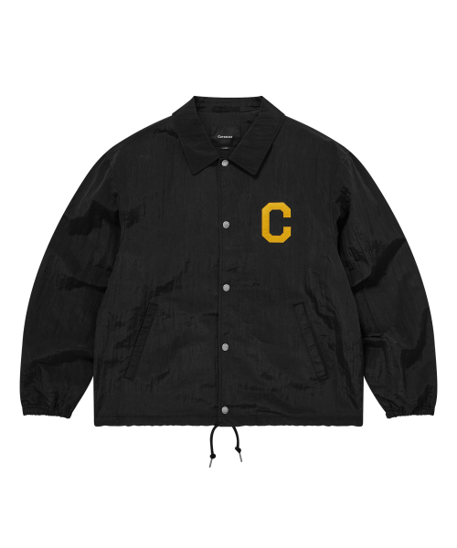COVERNAT(カバーナット)の「Cロゴコーチジャケットニューブラック(ナイロンジャケット・レディース・その他・SMALL/MEDIUM/LARGE/X-LARGE)」の1枚目の写真
