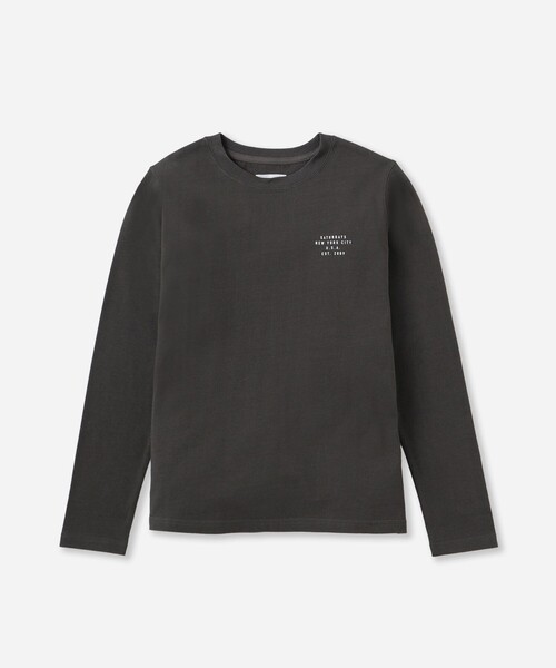 Saturdays NYC（サタデーズ ニューヨークシティ ）の「Standard Long Sleeve Tee  | WOMEN（Tシャツ/カットソー・メンズ・ホワイト/イエロー/ブラック系その他・S/M/L）」の14枚目の写真