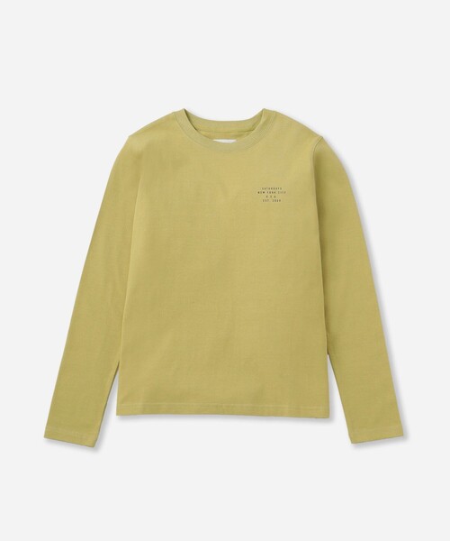Saturdays NYC（サタデーズ ニューヨークシティ ）の「Standard Long Sleeve Tee  | WOMEN（Tシャツ/カットソー・メンズ・ホワイト/イエロー/ブラック系その他・S/M/L）」の4枚目の写真