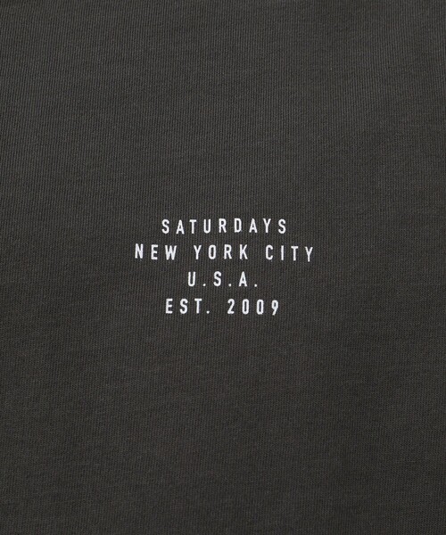 Saturdays NYC（サタデーズ ニューヨークシティ ）の「Standard Long Sleeve Tee  | WOMEN（Tシャツ/カットソー・メンズ・ホワイト/イエロー/ブラック系その他・S/M/L）」の8枚目の写真