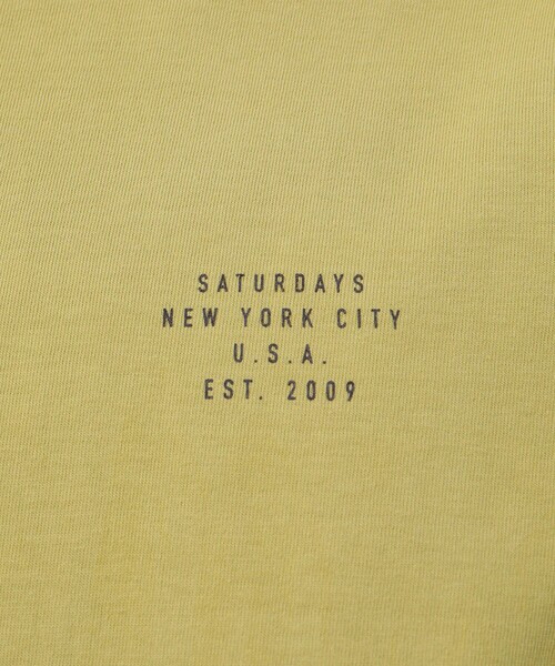 Saturdays NYC（サタデーズ ニューヨークシティ ）の「Standard Long Sleeve Tee  | WOMEN（Tシャツ/カットソー・メンズ・ホワイト/イエロー/ブラック系その他・S/M/L）」の10枚目の写真