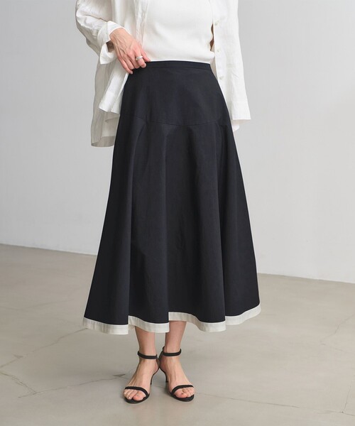 UNITED ARROWS（ユナイテッドアローズ）の「クリーン マリンスカート（スカート・レディース・オフホワイト/ネイビー・36/38）」の3枚目の写真