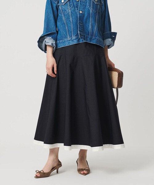 UNITED ARROWS（ユナイテッドアローズ）の「クリーン マリンスカート（スカート・レディース・オフホワイト/ネイビー・36/38）」の7枚目の写真