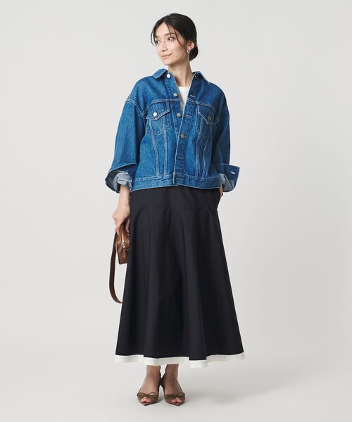 UNITED ARROWS（ユナイテッドアローズ）の「クリーン マリンスカート（スカート・レディース・オフホワイト/ネイビー・36/38）」の9枚目の写真