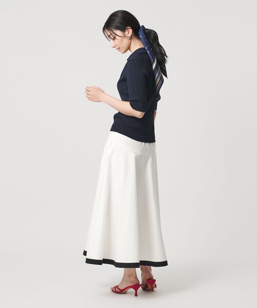 UNITED ARROWS（ユナイテッドアローズ）の「クリーン マリンスカート（スカート・レディース・オフホワイト/ネイビー・36/38）」の16枚目の写真