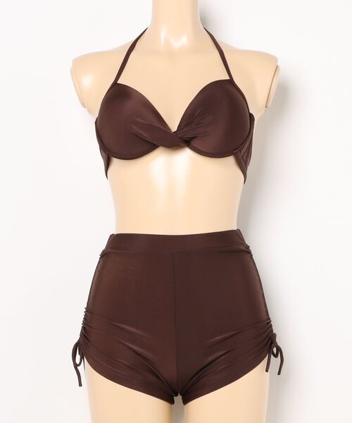 Burner（バーナー）の「【lux sea jewelry（ラックス・シー・ジュエリー）】水着3点セットビキニ水着 lux-swim-13-21（水着・レディース・ブラウン系その他・S/M）」の4枚目の写真