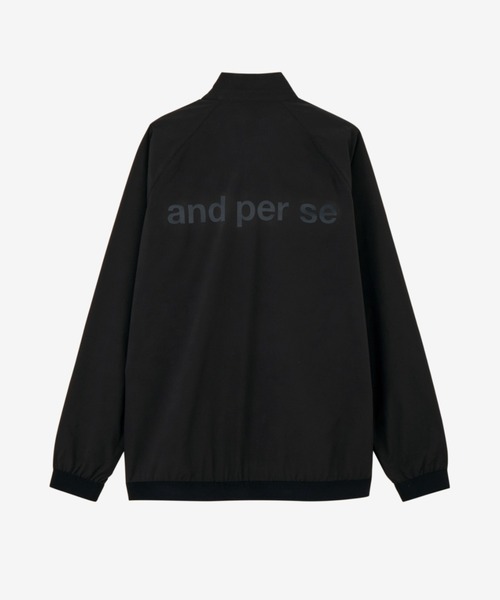 and per se（アンパスィ）の「マルチウェザージャケット（メンズ）（ブルゾン・レディース・ブラック/ネイビー・M/L/LL）」の3枚目の写真