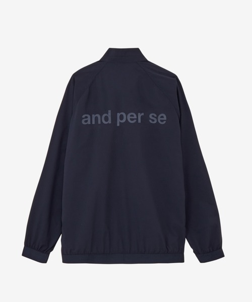 and per se（アンパスィ）の「マルチウェザージャケット（メンズ）（ブルゾン・レディース・ブラック/ネイビー・M/L/LL）」の4枚目の写真