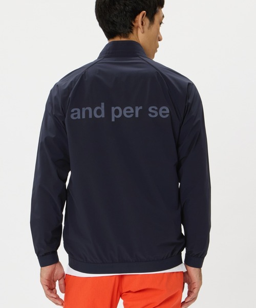 and per se（アンパスィ）の「マルチウェザージャケット（メンズ）（ブルゾン・レディース・ブラック/ネイビー・M/L/LL）」の7枚目の写真