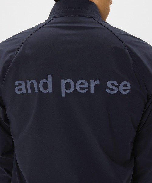and per se（アンパスィ）の「マルチウェザージャケット（メンズ）（ブルゾン・レディース・ブラック/ネイビー・M/L/LL）」の11枚目の写真