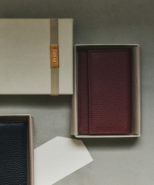 E'POR（エポール）の「【E'POR】JUDD Accordion Card Case(マルチケース)/26SS（カードケース・レディース・ブラック/イエロー/ベージュ系その他/ライトグレー/ワイン/サックスブルー・FREE）」の6枚目の写真