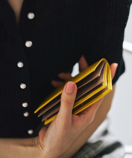 E'POR（エポール）の「【E'POR】JUDD Accordion Card Case(マルチケース)/26SS（カードケース・レディース・ブラック/イエロー/ベージュ系その他/ライトグレー/ワイン/サックスブルー・FREE）」の5枚目の写真