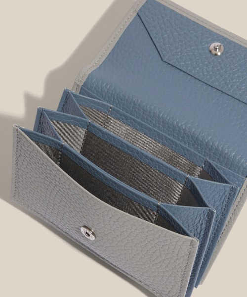 E'POR（エポール）の「【E'POR】JUDD Accordion Card Case(マルチケース)/26SS（カードケース・レディース・ブラック/イエロー/ベージュ系その他/ライトグレー/ワイン/サックスブルー・FREE）」の8枚目の写真