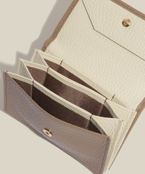 E'POR（エポール）の「【E'POR】JUDD Accordion Card Case(マルチケース)/26SS（カードケース・レディース・ブラック/イエロー/ベージュ系その他/ライトグレー/ワイン/サックスブルー・FREE）」の9枚目の写真