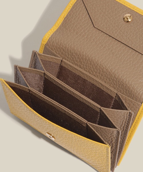 E'POR（エポール）の「【E'POR】JUDD Accordion Card Case(マルチケース)/26SS（カードケース・レディース・ブラック/イエロー/ベージュ系その他/ライトグレー/ワイン/サックスブルー・FREE）」の12枚目の写真