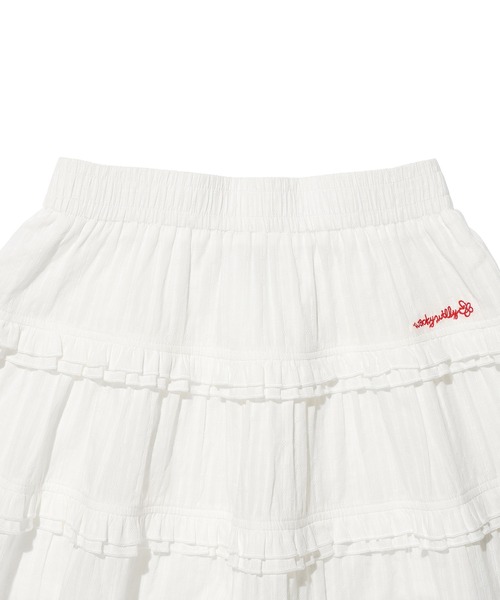Wacky WiLLy(ワッキーウィリー)の「WOMEN'S RUFFLE MINI SKIRT(スカート・レディース・ブラック/ホワイト・SMALL/MEDIUM)」の6枚目の写真