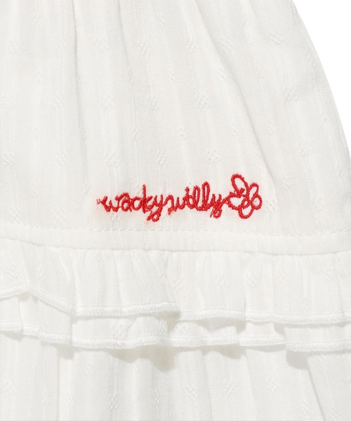Wacky WiLLy(ワッキーウィリー)の「WOMEN'S RUFFLE MINI SKIRT(スカート・レディース・ブラック/ホワイト・SMALL/MEDIUM)」の7枚目の写真