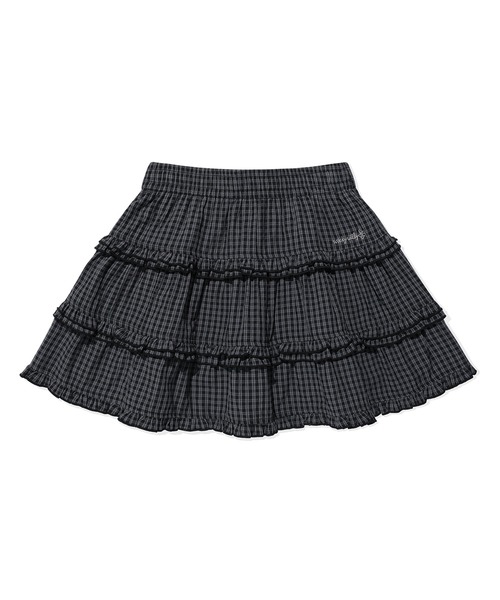 Wacky WiLLy(ワッキーウィリー)の「WOMEN'S RUFFLE MINI SKIRT(スカート・レディース・ブラック/ホワイト・SMALL/MEDIUM)」の9枚目の写真