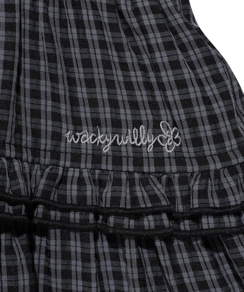 Wacky WiLLy(ワッキーウィリー)の「WOMEN'S RUFFLE MINI SKIRT(スカート・レディース・ブラック/ホワイト・SMALL/MEDIUM)」の12枚目の写真